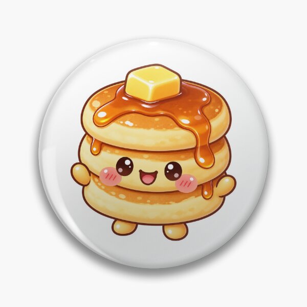 Item preview, Kawaii Pancake Stack with Syrup designed and sold by Krys-Designs.