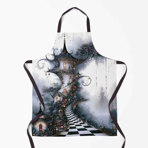Item preview, Pagoda of the Cloudbound Checkers designed and sold by bloorose.