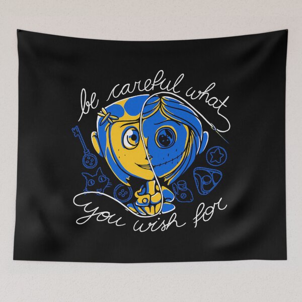 Item preview, Coraline Movies Film Vintage Halloween designed and sold by RiosRickets.