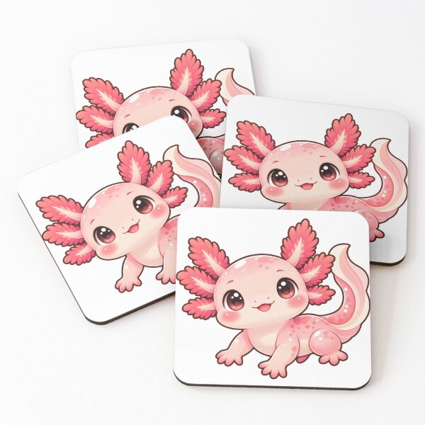 Item preview, Cute Kawaii Pink Axolotl designed and sold by Krys-Designs.