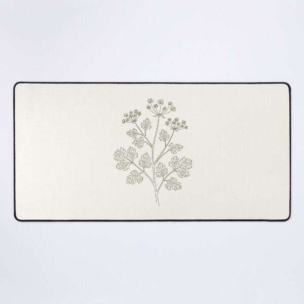 Item preview, Vintage coriander botanical print – Cilantro kitchen wall art designed and sold by CroesCreations.