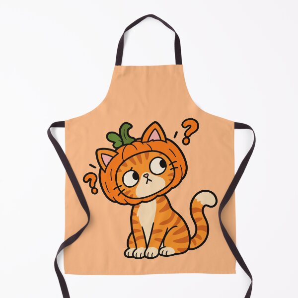 Item preview, Pumpkin Cat – Confused Orange Tabby Halloween Costume designed and sold by MewMade.