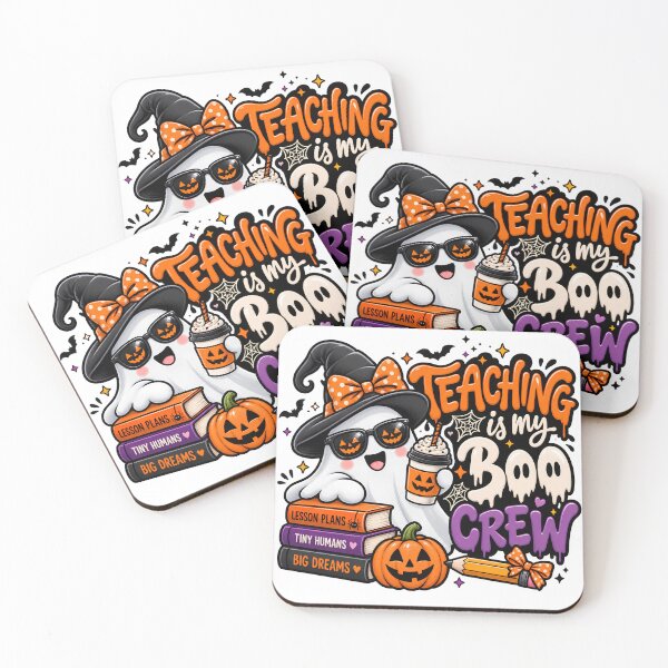 Item preview, Teaching Is My Boo Crew – Cute Halloween Ghost Teacher Design designed and sold by Gallery-yuuna .