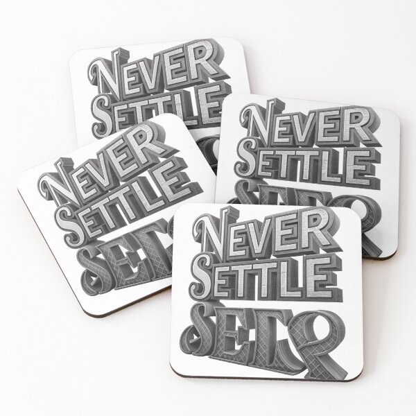 Item preview, Never Settle designed and sold by saied-tantawy.