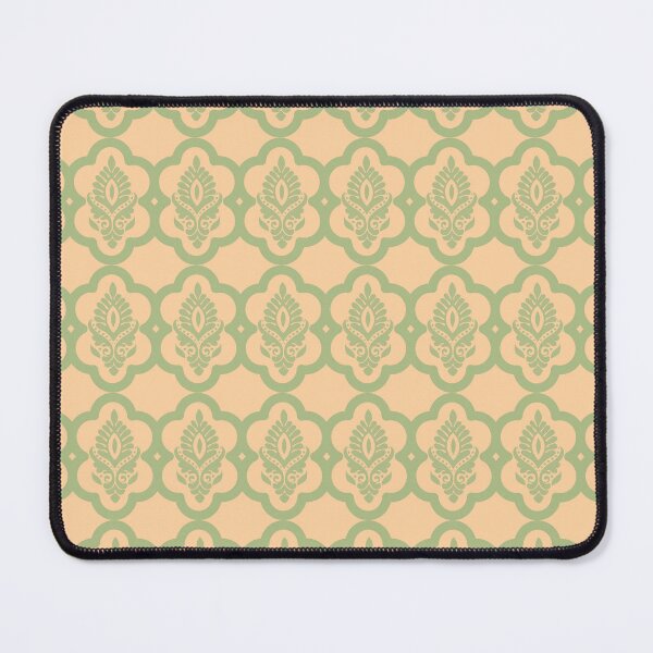 Item preview, Vintage Sage Green Damask Seamless Pattern designed and sold by prapapon.
