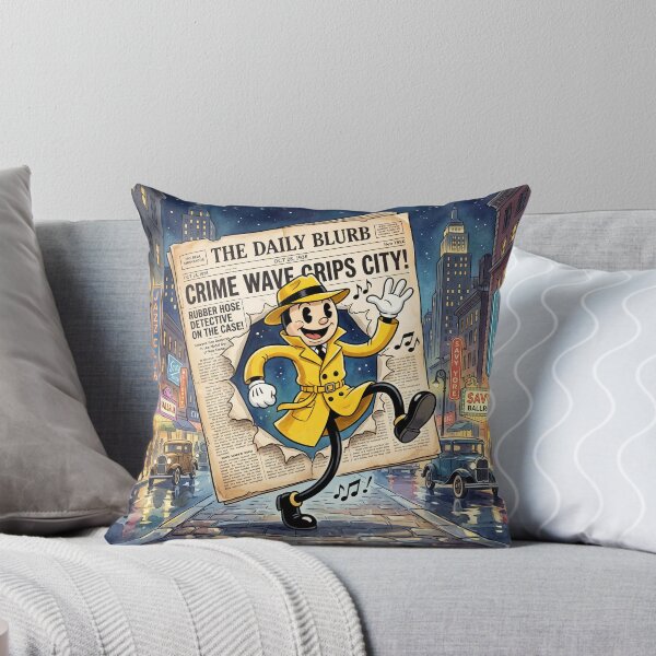 Item preview, 1930s Rubber Hose Detective Breaking News designed and sold by UntoldJukebox.