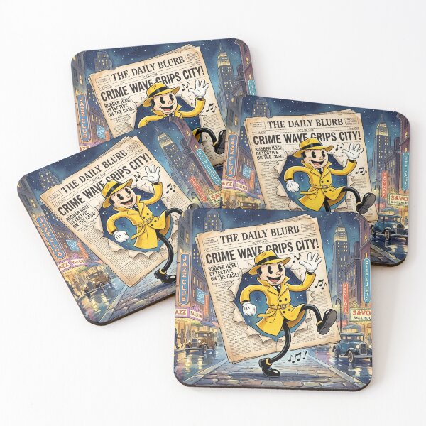Item preview, 1930s Rubber Hose Detective Breaking News designed and sold by UntoldJukebox.
