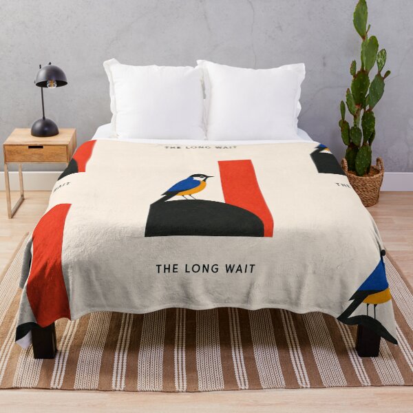 Item preview, 'The Long Wait 'Abstract Bird Art Print | Modern Minimalist Geometric Art designed and sold by Filora Atelier | Bird Art.