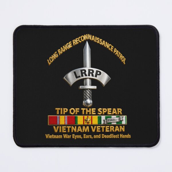 Item preview, LRRP - Tip of the Spear - Vietnam Vet w SVC - Vietnam War Eyes, Ears, and Deadliest Hands designed and sold by Military Insignia Products.