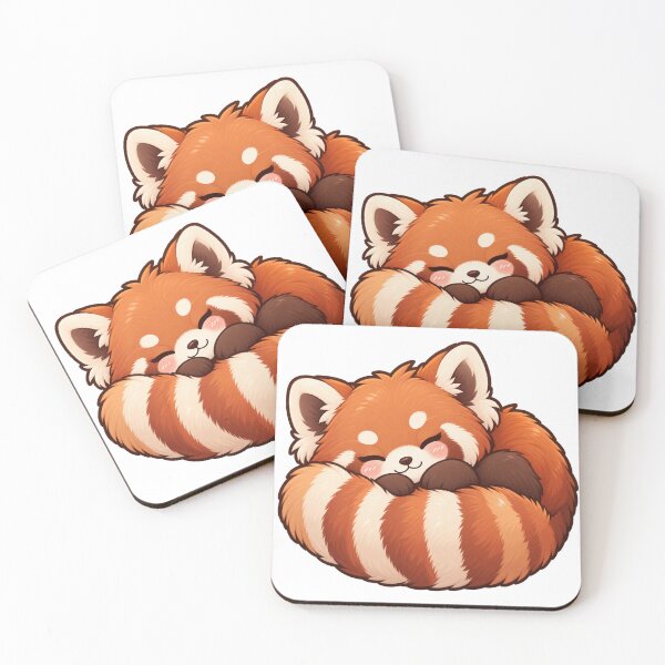 Item preview, Sleepy Kawaii Red Panda designed and sold by Krys-Designs.