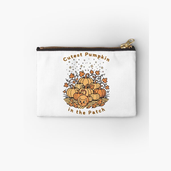 Item preview, Cutest Pumpkin in the Patch Cute Fall Cat & Pumpkins | Dark Ink Edition designed and sold by SunandShade.