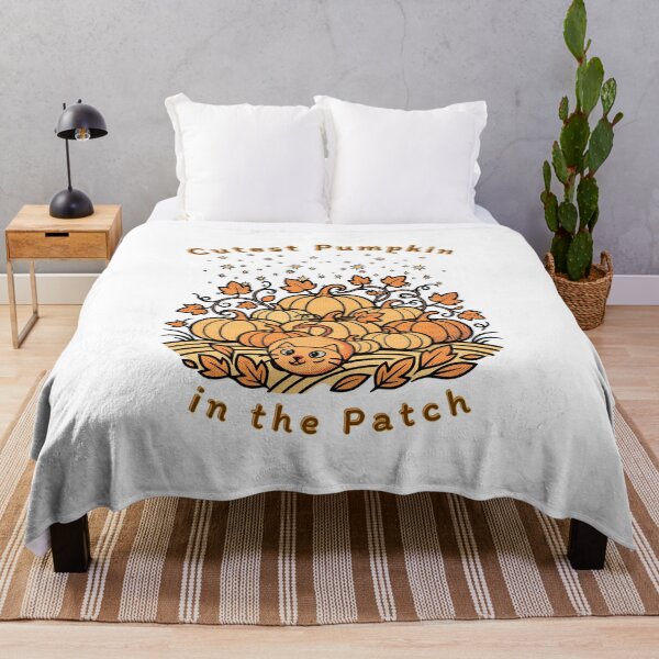 Item preview, Cutest Pumpkin in the Patch Cute Fall Cat & Pumpkins | Dark Ink Edition designed and sold by SunandShade.