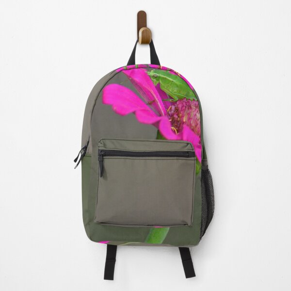 Item preview, Katydid on Pink Zinnia designed and sold by Wait, Watch and Wander Shop.