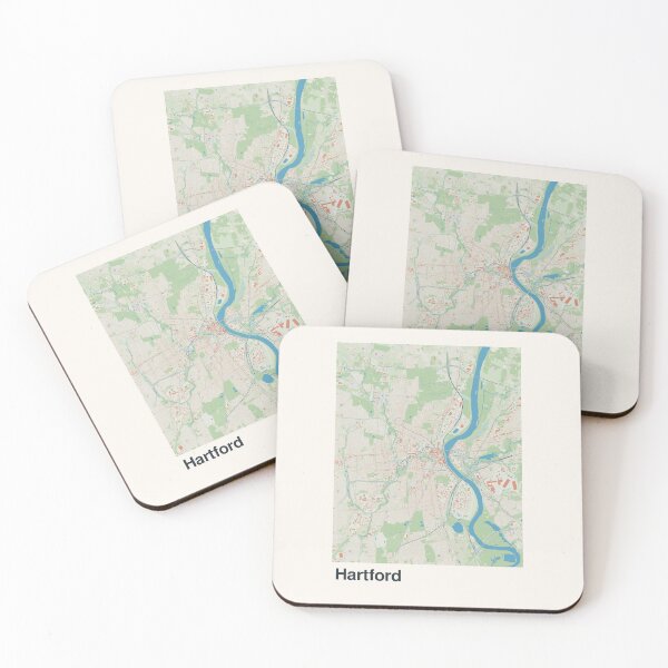 Item preview, Hartford Minimalistic Map Art designed and sold by MapsNerd.