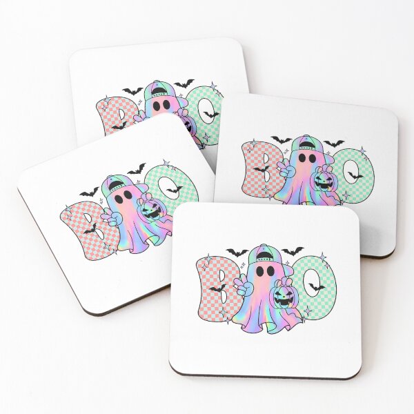Item preview, Cute Holographic Ghost Halloween Boo designed and sold by KroghDs.