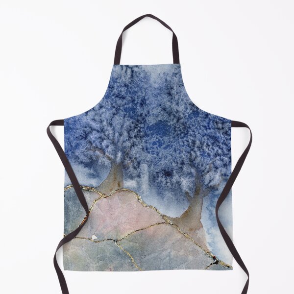 Item preview, Trees on golden rocks designed and sold by plume de souris.