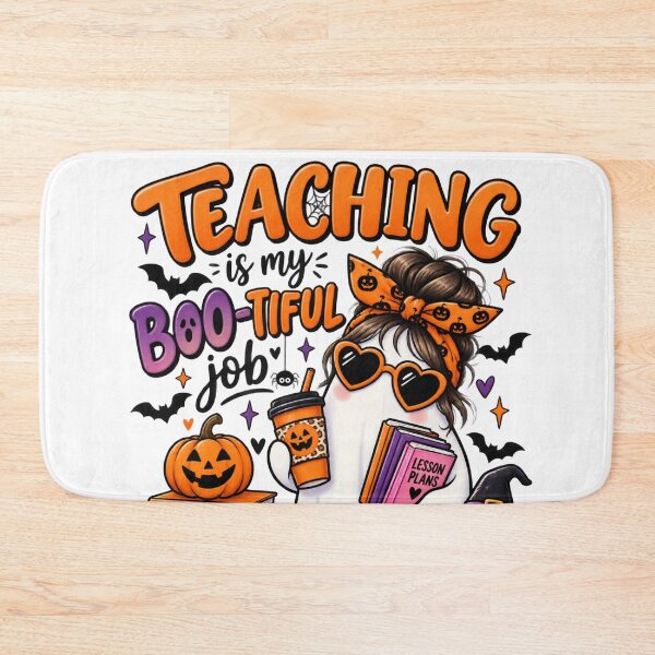 Item preview, Teaching Is My Boo-tiful Job – Cute Halloween Teacher Ghost Design designed and sold by Gallery-yuuna .
