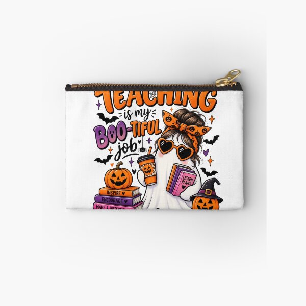 Item preview, Teaching Is My Boo-tiful Job – Cute Halloween Teacher Ghost Design designed and sold by Gallery-yuuna .