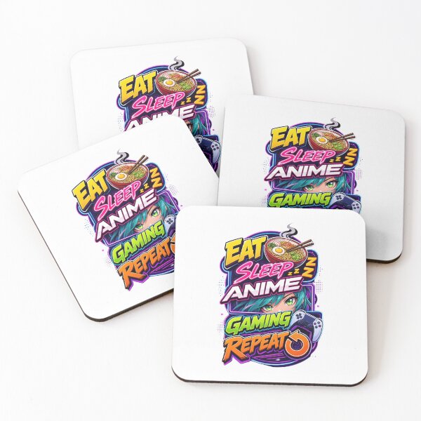 Item preview, Eat Sleep Anime Gaming Repeat designed and sold by fomafamilyy.