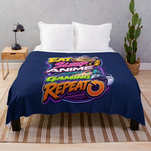 Item preview, Eat Sleep Anime Gaming Repeat designed and sold by fomafamilyy.