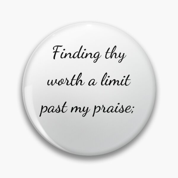 Item preview, “Finding thy worth a limit past my praise;” - handwriting black designed and sold by ariksworld.