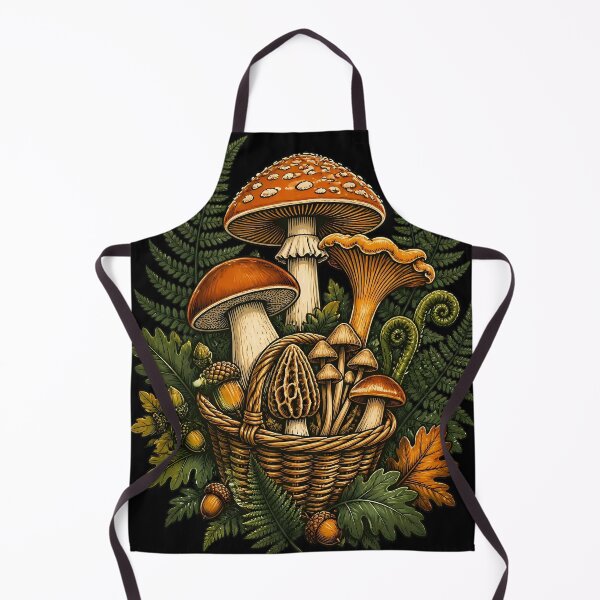 Item preview, Woodland Mushroom Forager Emblem designed and sold by Fun2Fentastic.