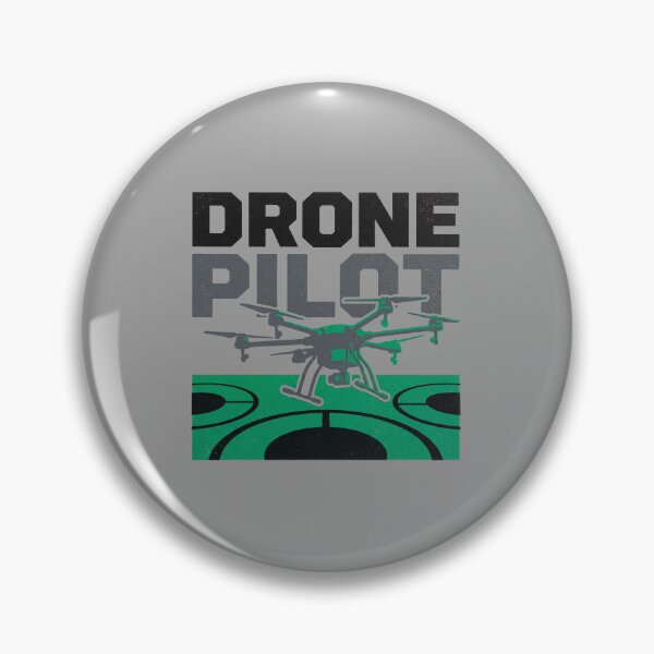 Item preview, Drone Pilot Hexacopter Helipad Landing Pad Distressed Graphic designed and sold by KiwiRider.