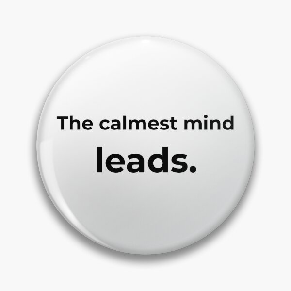Item preview, The calmest mind leads. designed and sold by MPSTUDIOPL.