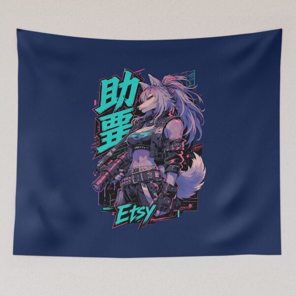 Item preview,  Cyber Oni Warrior Girl  designed and sold by fomafamilyy.