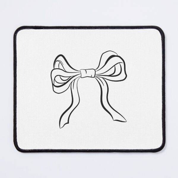 Item preview, Elegant coquette Bow Ribbon Line Art Illustration, Hand Drawn Outline designed and sold by CHERRY--SHOP.
