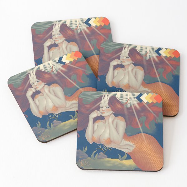 Item preview, Elegant Mermaid Underwater Art designed and sold by J-Mindful.