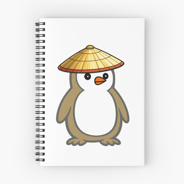 Item preview, Pippo Penguin with Japanese Kasa – Cute Cartoon Penguin Character designed and sold by Pippo-Penguin.