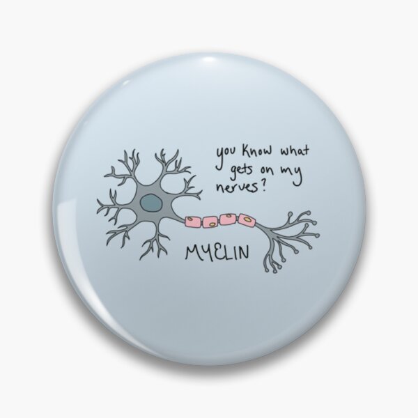 Item preview, You know what gets on my nerves myelin pun    designed and sold by Nathan-Store.