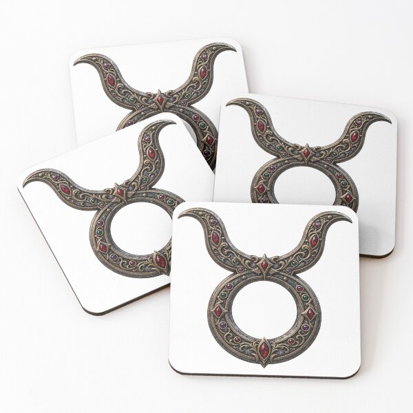 Item preview, Bejewelled Ornate Gothic Taurus Zodiac Symbol designed and sold by Based-Bear.