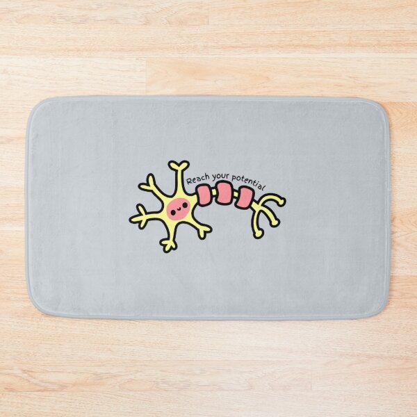 Item preview, Reach your potential - Cute Neuron - Psychology Design   designed and sold by Nathan-Store.