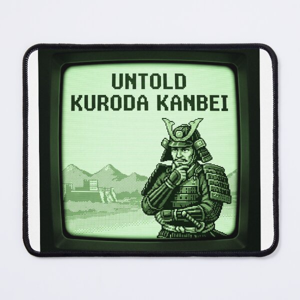 Item preview, Retro 8 Bit Handheld CRT Pixel Art Samurai Kuroda Kanbei designed and sold by UntoldJukebox.