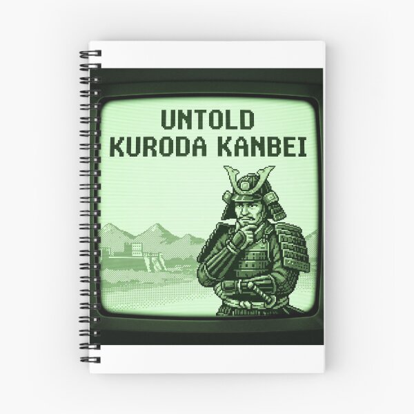 Item preview, Retro 8 Bit Handheld CRT Pixel Art Samurai Kuroda Kanbei designed and sold by UntoldJukebox.