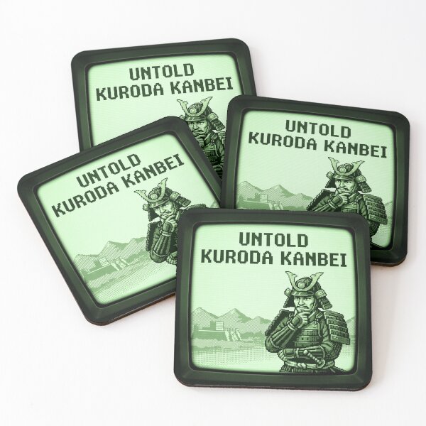 Item preview, Retro 8 Bit Handheld CRT Pixel Art Samurai Kuroda Kanbei designed and sold by UntoldJukebox.