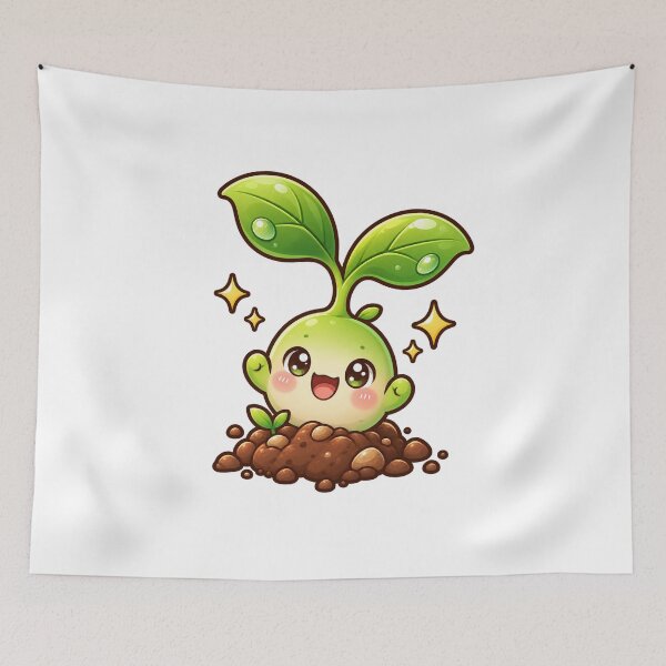 Item preview, Kawaii Tiny Sprout designed and sold by Krys-Designs.