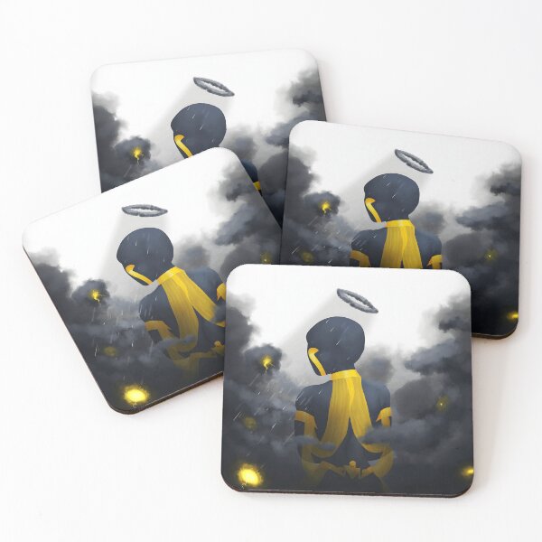 Item preview, Mysterious Figure with Halo and Lightning designed and sold by J-Mindful.