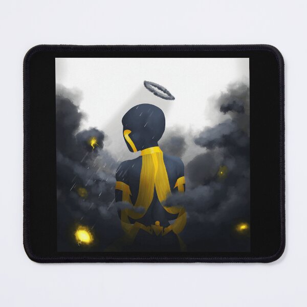 Item preview, Mysterious Figure with Halo and Lightning designed and sold by J-Mindful.