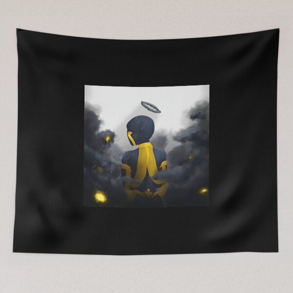 Item preview, Mysterious Figure with Halo and Lightning designed and sold by J-Mindful.