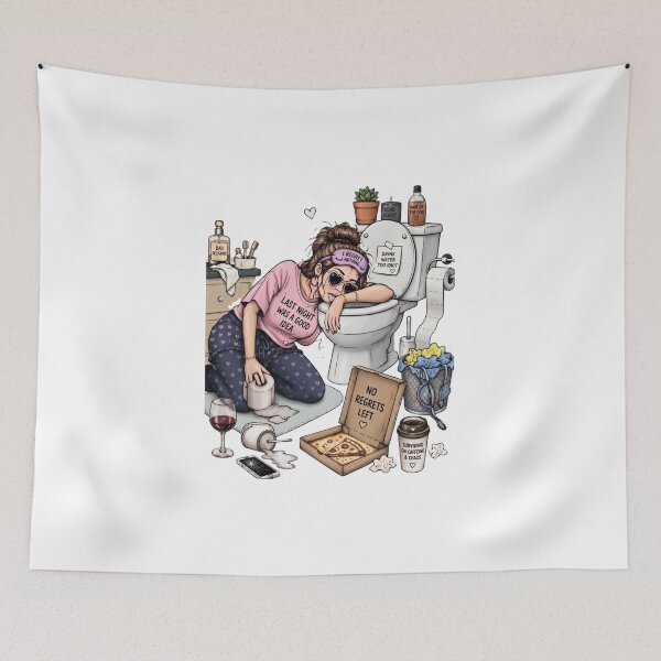 Item preview, Funny Hangover Girl After Party designed and sold by Medfel.