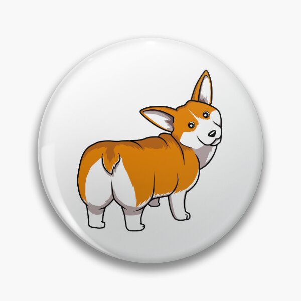 Item preview, Cute Corgi Dog Looking Behind designed and sold by Jaudaux Designs.