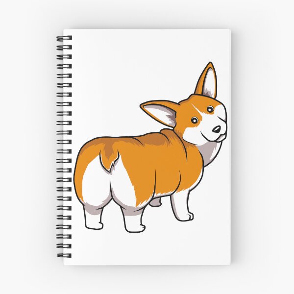 Item preview, Cute Corgi Dog Looking Behind designed and sold by Jaudaux Designs.