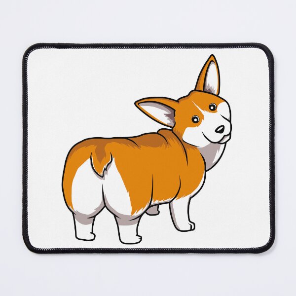 Item preview, Cute Corgi Dog Looking Behind designed and sold by Jaudaux Designs.
