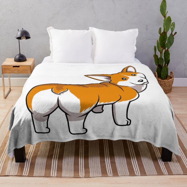 Item preview, Cute Corgi Dog Looking Behind designed and sold by Jaudaux Designs.