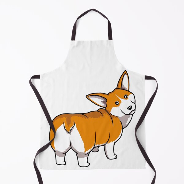 Item preview, Cute Corgi Dog Looking Behind designed and sold by Jaudaux Designs.