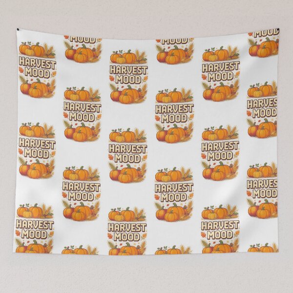 Item preview, Hello October Autumn Pumpkin Design designed and sold by PuraVibeShop.