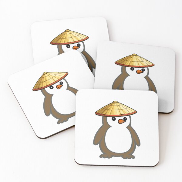 Item preview, Pippo Penguin with Japanese Kasa – Cute Cartoon Penguin Character designed and sold by Pippo-Penguin.
